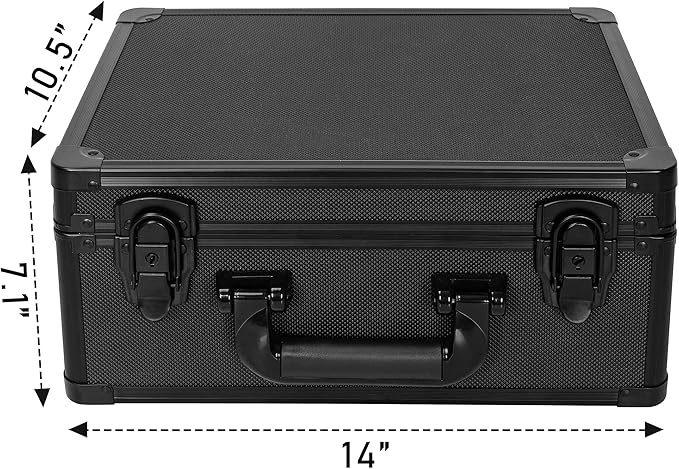 Graded Card Case - Aluminum Alloy Graded Card Storage Box Compatible with 100 Card Slabs - the Sports Trading Card Case Fits PSA, CSG, BGS