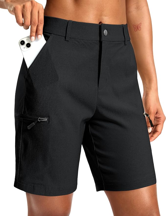 G Gradual Women's 7"/9" Hiking Cargo Shorts Quick Dry Lightweight Golf Outdoor Work Summer Travel Shorts with Pockets