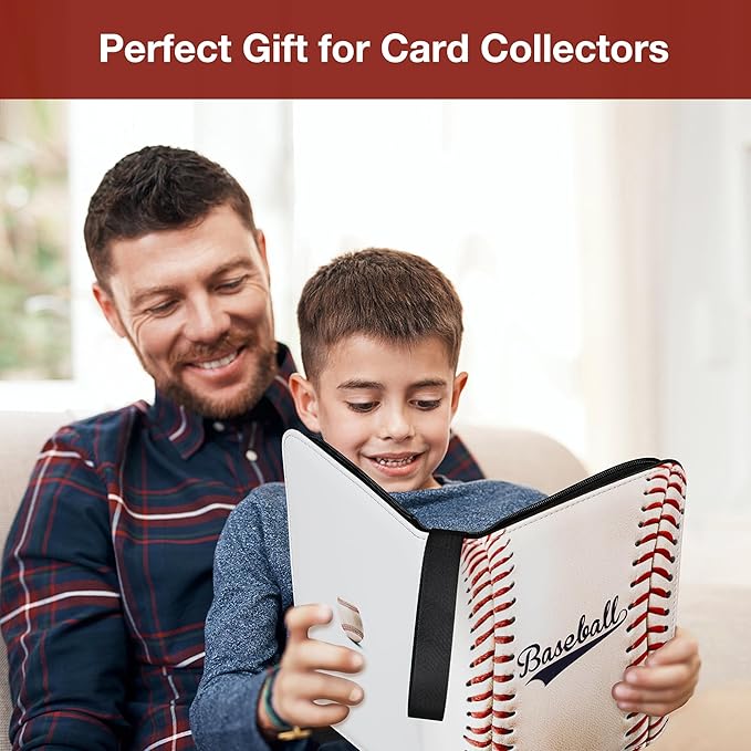 RONMONG Baseball Card Binder,2025-2026 Sports Trading Card with Sleeves Holder Album,440 Pockets Baseball Card Holder Sheets Display Storage Protectors for Collectors Boys and Girls Gift