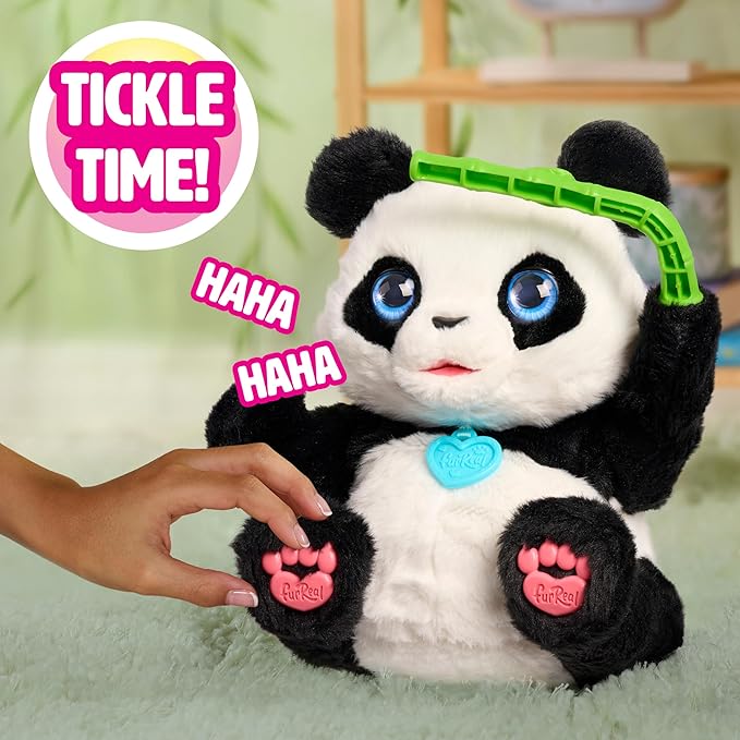 Just Play furReal Coco The Tumbling Panda, 10.5 Inch Interactive Panda Toy, for Boys and Girls, Ages 4 and Up