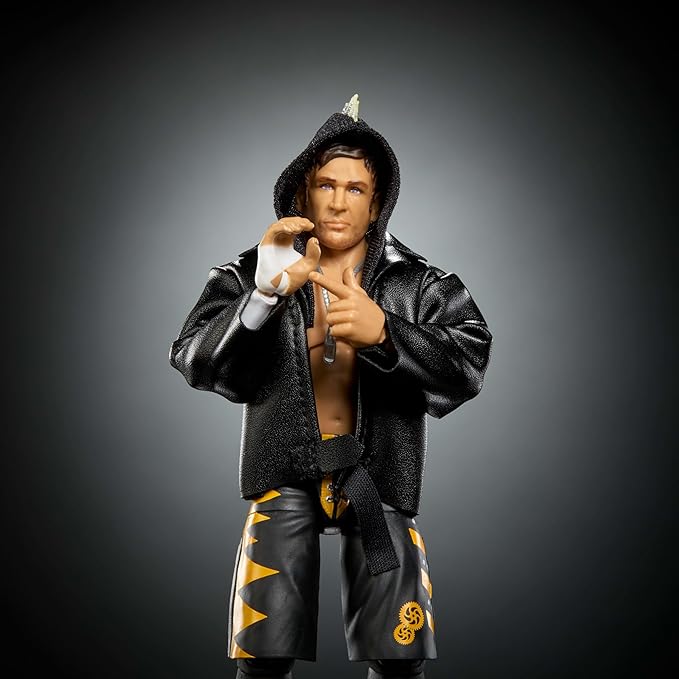 Mattel WWE Elite Action Figure & Accessories, Series #124 Set, 6-inch Collectible Chris Sabin with 25 Articulation Points & Swappable Hands
