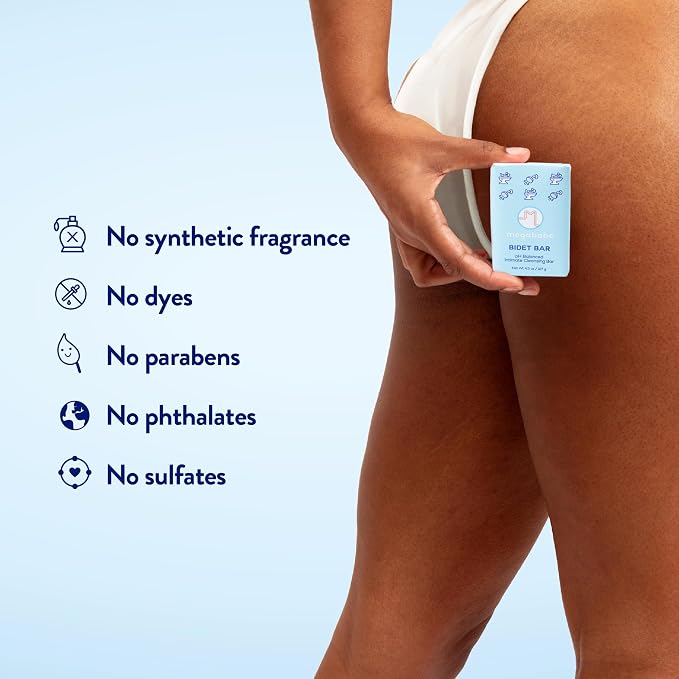 Megababe Bidet Bar | pH Balanced Cleansing Bar for the Entire Intimate Area | 4.5 oz (Pack of 2)