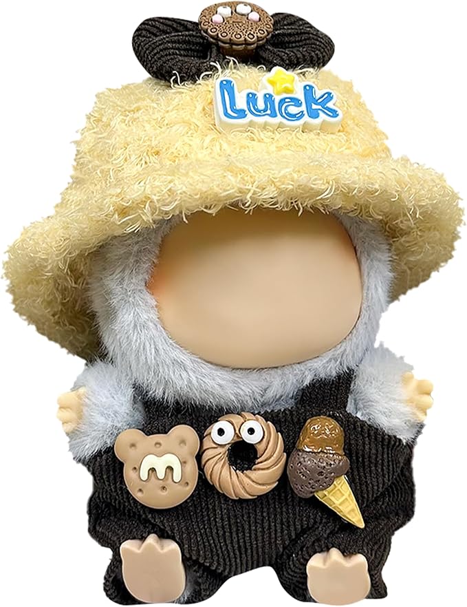 Clothes Fit for 17CM Doll, Fashion Doll Clothes Outfit Set Cute Theme Designer Toys Dress Accessories for Collector Fans Display (Doughnut)