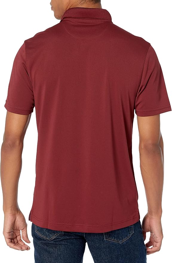 Amazon Essentials Men's Moisture Wicking Golf Polo Shirt, Short Sleeve, Slim-Fit, Quick-Dry, Active Wear