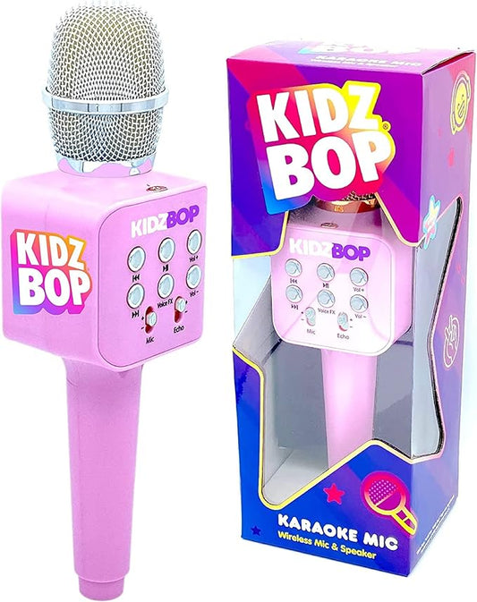 Move2Play, Kidz Bop Karaoke Microphone | The Hit Music Brand for Kids | Toy for Girls & Boys Ages 2, 3, 4, 5, 6, 7, 8+ Years Old | Gift & Birthday Present