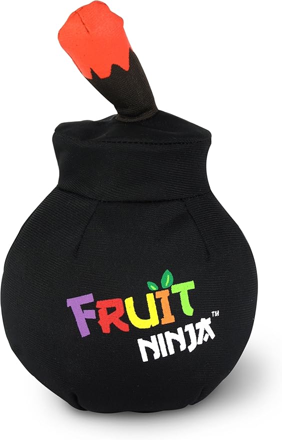 Fruit Ninja 5" Bomb Plush with Bomb Sound and Bandana