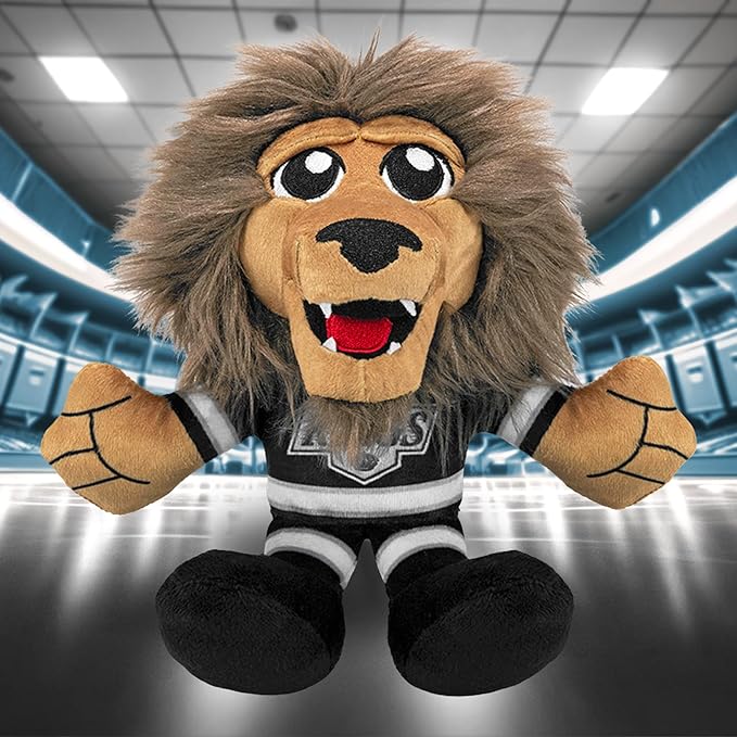 Bleacher Creatures Los Angeles Kings Bailey 8" Kuricha Mascot Sitting Plush - Soft Chibi Inspired NHL Mascot