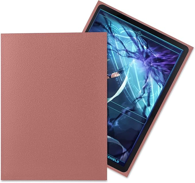 TitanShield Premium Card Sleeves | Compatible with Pokemon, One Piece, Lorcana, Flesh & Blood, & Magic The Gathering MTG | (150 Sleeves - Standard) (1, Rose Gold, Standard | 66x91mm)