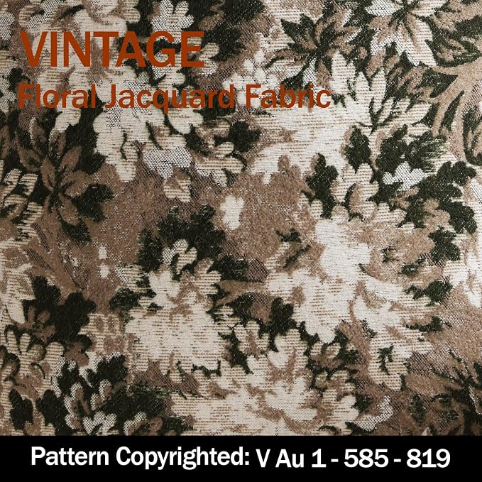 Pack of 2 Vintage Floral Throw Pillow Covers 20x20 Boho Farmhouse Accents Chenille Square Decorative Pillow Cases for Living Room Couch Bed Home Decor, Green and Taupe
