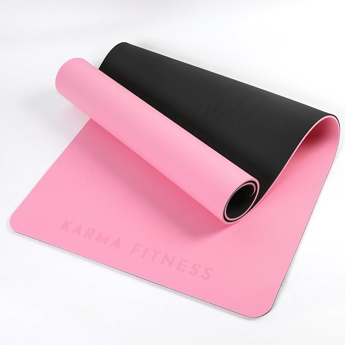 Large Exercise Mat – Extra Thick 10mm Workout Mat (72"x32") – Non-Slip TPE Yoga Mat for Women & Men – Pilates, HIIT, Fitness & Home Gym Mat – Includes Free Carry Bag