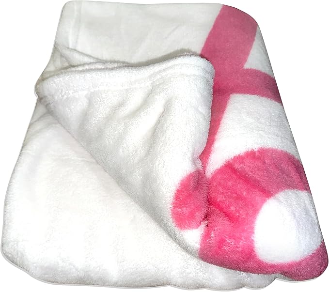 Official License Character Girls Pink Fleece Soft and Cozy Throw Blanket (40" x 60)