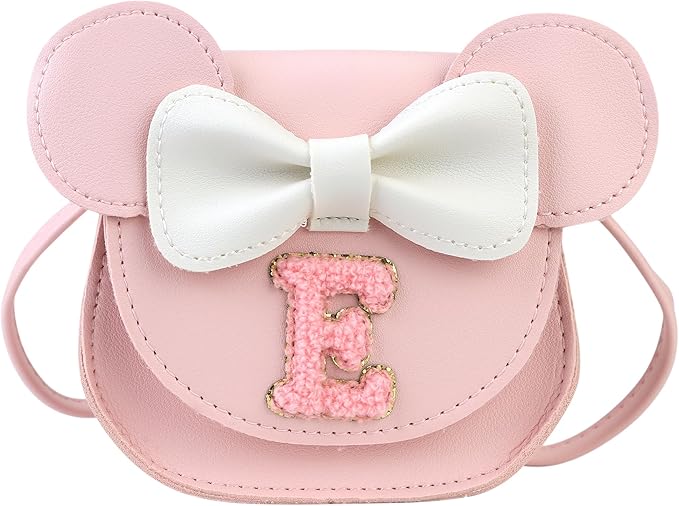 Toddler Purse Girl Gifts,Birthday Gifts for Girls 3-7 Toys for Ages 2-5 Lovable Mouse Ears Kid wallet Shoulder Handbag