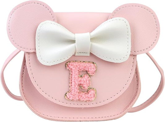 Toddler Purse Girl Gifts,Birthday Gifts for Girls 3-7 Toys for Ages 2-5 Lovable Mouse Ears Kid wallet Shoulder Handbag