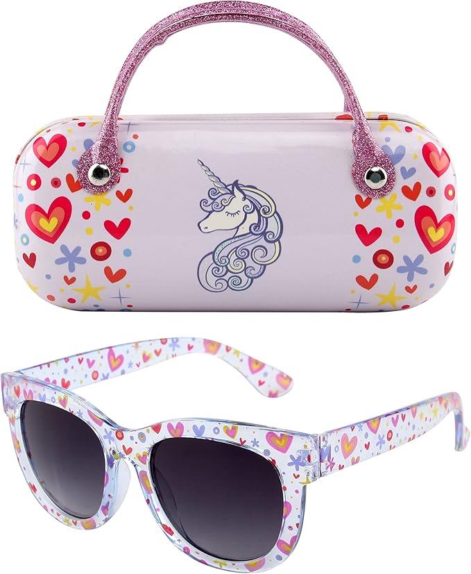 KENBO Kids Sunglasses for Girls UV Protection Toddler Sunglasses