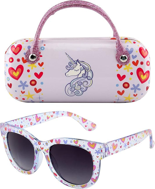 KENBO Kids Sunglasses for Girls UV Protection Toddler Sunglasses