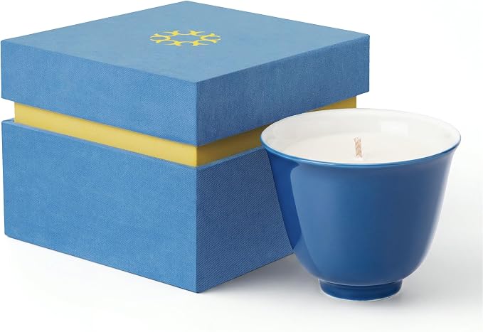My Cup Pure Grace Luxury Scented Candle, Soy Wax, Hand Poured Tea Inspired Home Fragrance in Reusable Porcelain Vessel, Gifts for Women, 6 oz