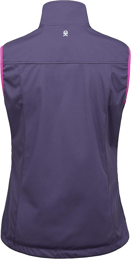 Little Donkey Andy Women's Lightweight Softshell Vest, Windproof Sleeveless Jacket for Running Hiking Travel