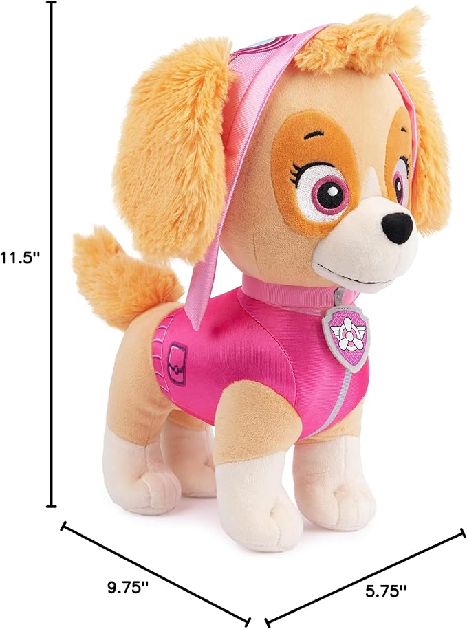 GUND PAW Patrol Skye in Heroic Standing Position, Premium Stuffed Animal for Ages 1 and Up, 12”