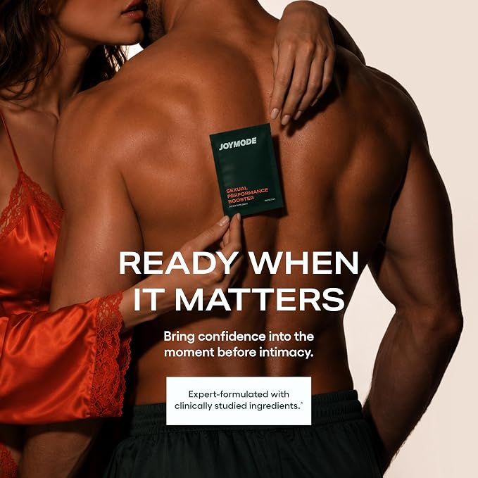 JOYMODE Sexual Performance Booster for Men – Fast-Acting Erection & Libido Support with L-Arginine, L-Citrulline & Ginseng – Premium On-Demand Male Enhancing Supplement Powder