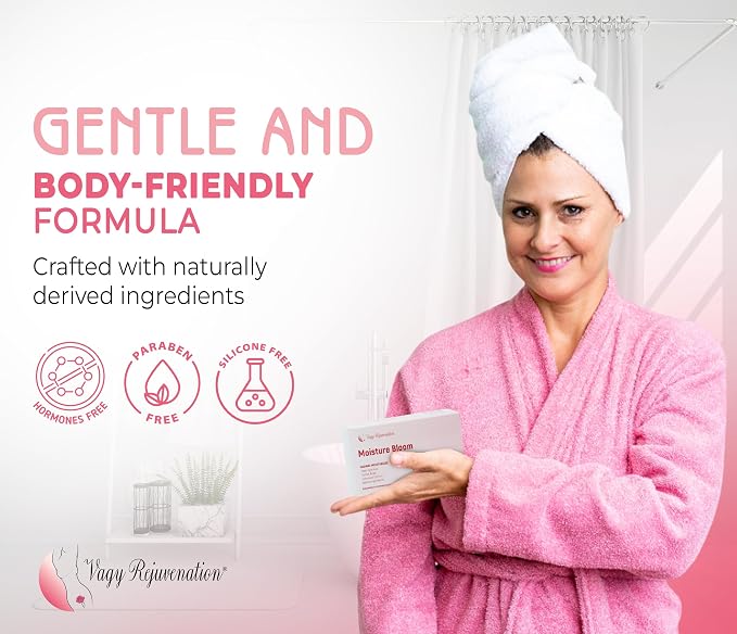 Vagy Rejuvenation Moisture Bloom Vaginal Moisturizer with Hyaluronic Acid & Aloe Vera – Hormone-Free Hydration for Dryness – 10 Vaginal Ovules