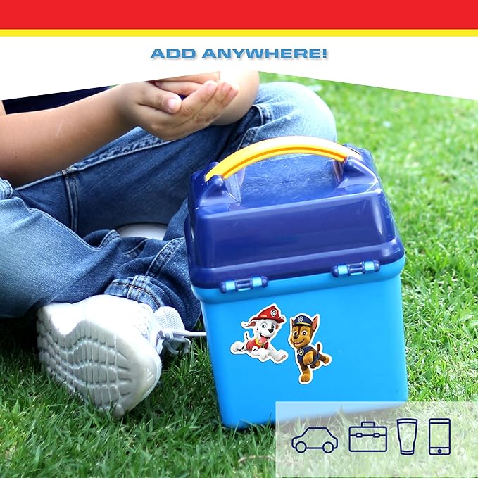Paw Patrol Decals - Set of 4 Stickers Chase, Skye, Marshall, Rubble for Kids and Adults - Vinyl Decals for Laptop, Tumbler, Water Bottle, Vehicles - Nickelodeon Stickers