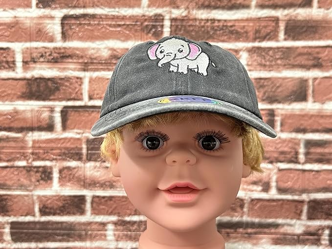 Embroidered Animal Baseball Hats for Boy and Girl