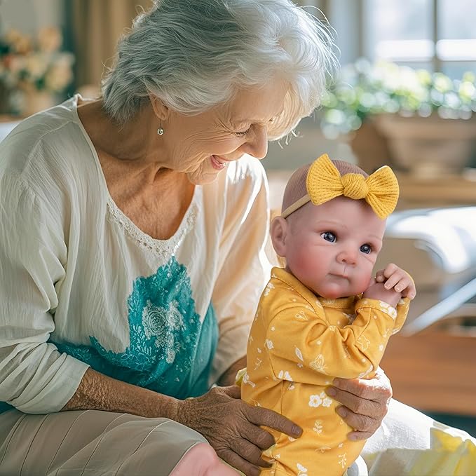 Milidool Lifelike Reborn Baby Dolls - 20 Inch Realistic Newborn Baby Dolls Girl, Real Life Baby Dolls with Soft Weighted Body, Real Baby Reborn Gift with Accessories for 3+ Years Old Kids