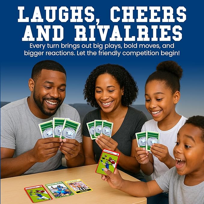 Blitz Champz | Football Card Game (Ages 7+) | Fun Family Game | Party Game | Gifts for Football Fans | Card Game for Kids and Adults