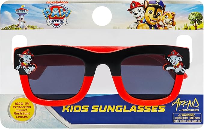 ARKAID PAW Patrol Boys Sunglasses | Chase, Marshall and Rubble | Safe UV400 | One Size Fits Most Kids