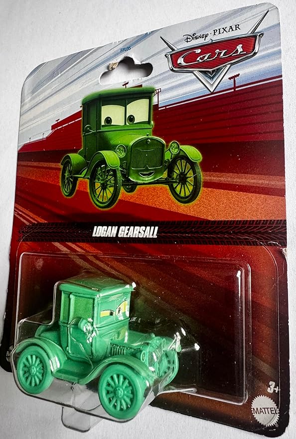 Mattel Cars 3 Logan Gearsall 1:55 Scale Metal Diecast