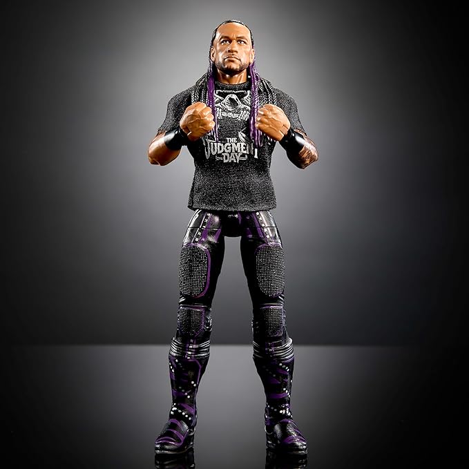 Mattel WWE Elite Collection Top Picks Action Figure & Accessories Set, Damian Priest 6-inch Collectible with Swappable Hands, Ring Gear & 25 Articulation Points