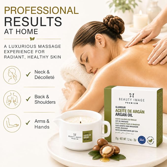 Beauty Image Glamour Hot Oil Body Massage Candle