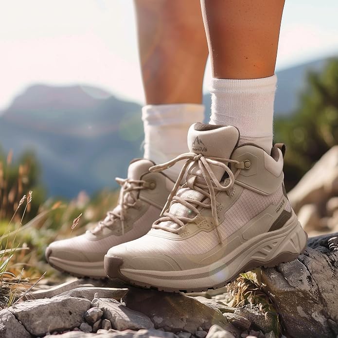 NORTIV 8 Women's Waterproof Lightweight Hiking Boots Ankle Trekking for Outdoor