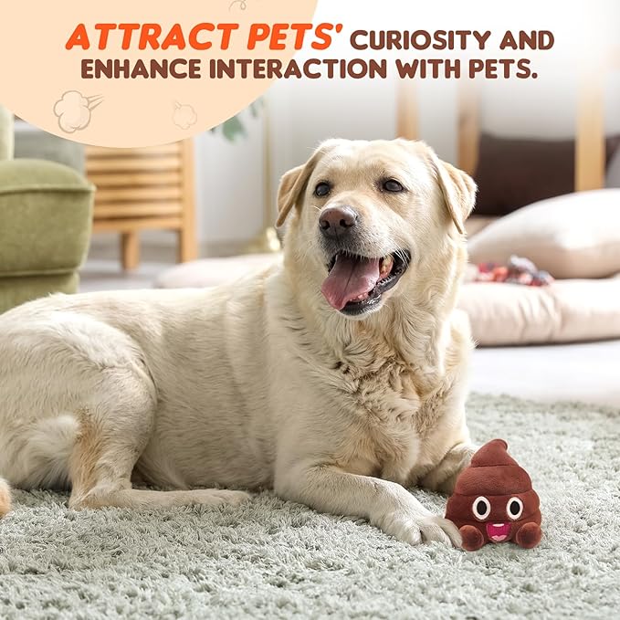 Funny Farting Poop Plush Toy – 30 Hilarious Fart Sounds, Soft & Durable, Perfect Gag Gift for Kids, Pets, and Pranks – Ready to Use for Endless Fun and Laughter!