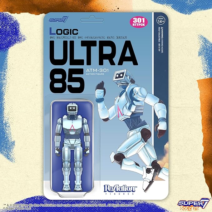 Super7 Logic Reaction Figures Wave 02 - ATM-301 (Blue) Action Figure