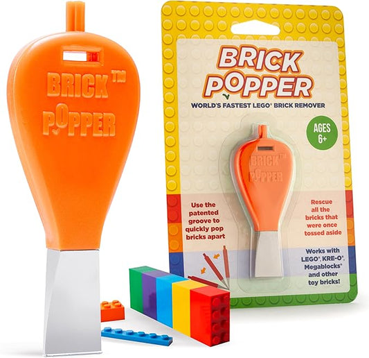 Separator Tool - World's Fastest Brick Remover for Kids and Adults, Gifts for Ages 6 Year Old and up, Tools Stocking Stuffer (Orange)
