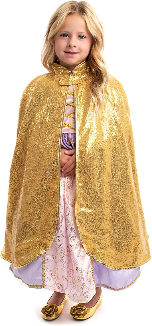 Little Adventures Shimmer Cloak Costume Dressup Ages 3-8 Machine Washable Child Pretend Play& Party Dress Up with No Glitter