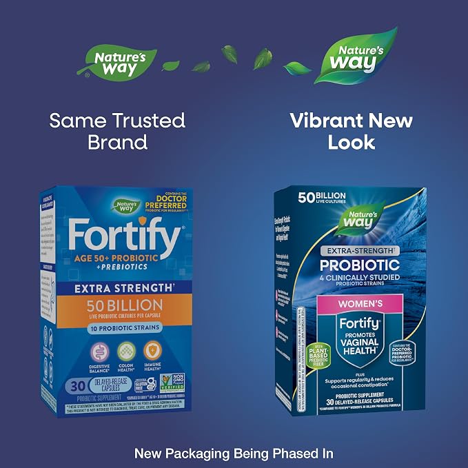 Nature's Way Fortify Extra Strength Women’s Probiotic 50 Billion CFU, 30 ct