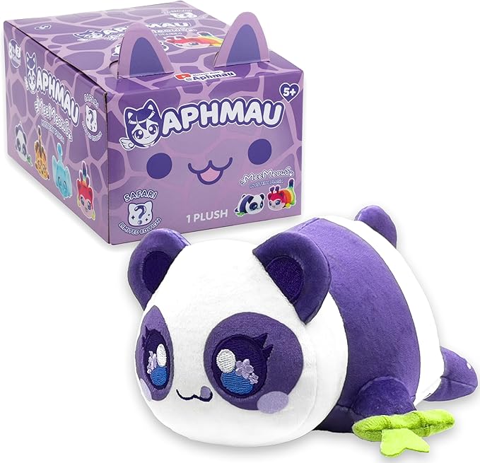 Aphmau 6” MeeMeow Mystery Plush – Series 1 Safari - 2 Pack; YouTube Gaming Channel, Blind Box, 2 of 8 Possible Safari MeeMeows, Official Merch