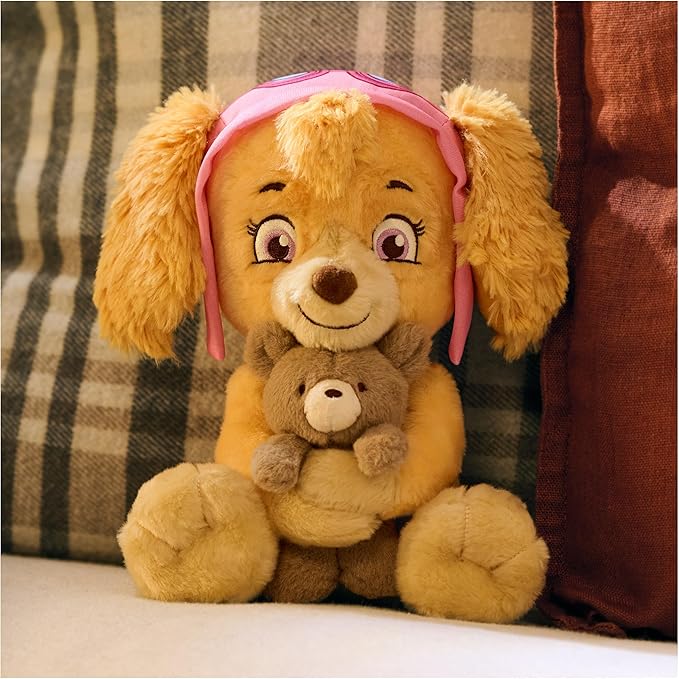 Paw Patrol GUND Skye with Kai Teddy Bear, Official Skye Plush Toy, Dog Stuffed Animal for Ages 1 and Up, 9.5”