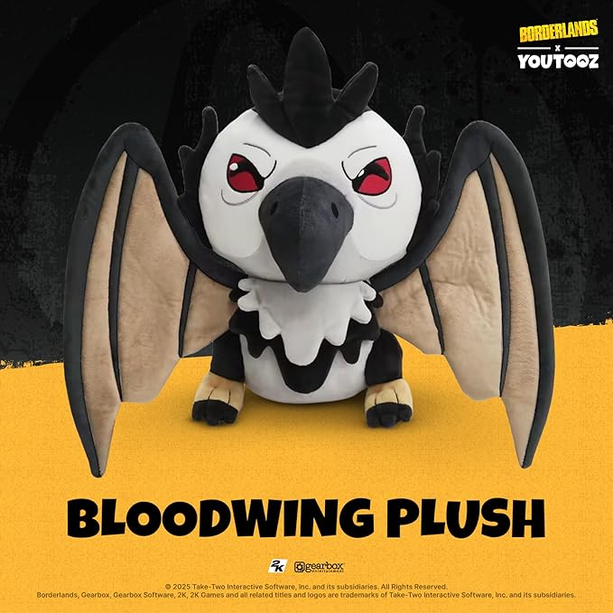 Youtooz Borderlands Bloodwing 9 inch Plush - Bloodwing from Borderlands Plush Figurine