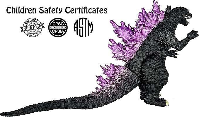 TwCare Set of 2 Monster Millennium Mecha MechaGodzilla King of The Monsters Toys, 2021 Movable Joints Action Figures Dinosaur Dragon Movie Series Soft Vinyl, Carry Bag