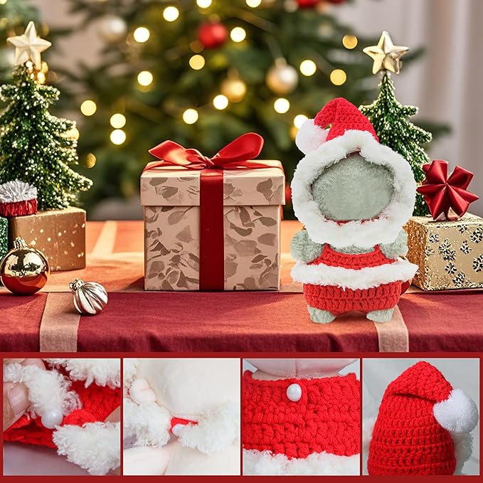 17cm Doll Clothes Set - Outfit Set for 17cm Dolls - Fantasy Christmas Style Overalls with Hat, Fantasy Chic Doll Clothing & Style Bundle, Just Clothes (Style Christmas)