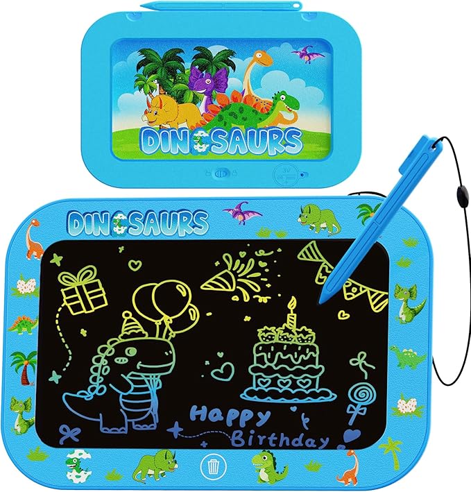LCD Writing Tablet for Girls Boys Kids,10 Inch Colorful Toddler Doodle Board Drawing Tablet Toy