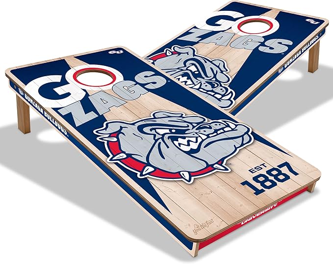 YouTheFan NCAA 2’ x 4’ Professional Wood Cornhole Game
