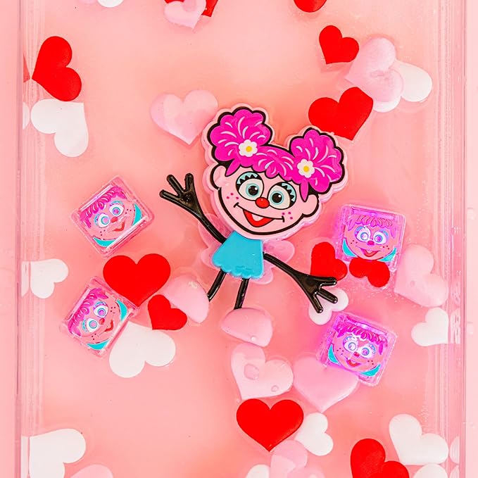 Glo Pals x Sesame Street Water-Activated Light-Up Cubes for Sensory Play (Abby Cadabby - Cubes Only) - Valentine Day Gift