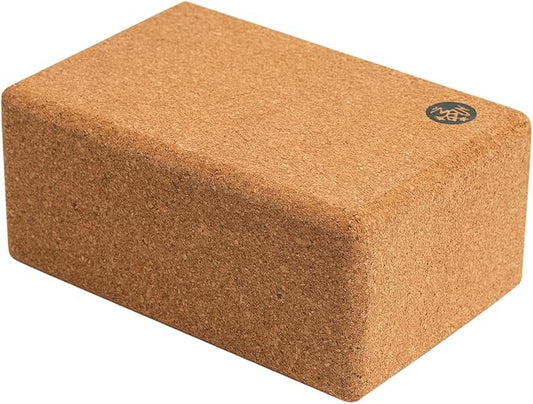 Manduka Yoga Block - Fine-Grain Block, Yoga Equipment, Home Gym Accessory, Pilates Tool, Lightweight for Travel, Extra Firm Workout Accessory with Comfortable Edges