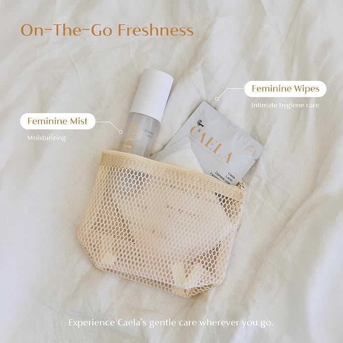 CAELA Feminine Spray, pH-Balanced Care for Intimate Area, Odor Control, Daily Freshness & Hydration, Triple Lactobacillus Ferment Complex, Travel Essential for Women, Gym & Daily Care, 1.69 Fl Oz