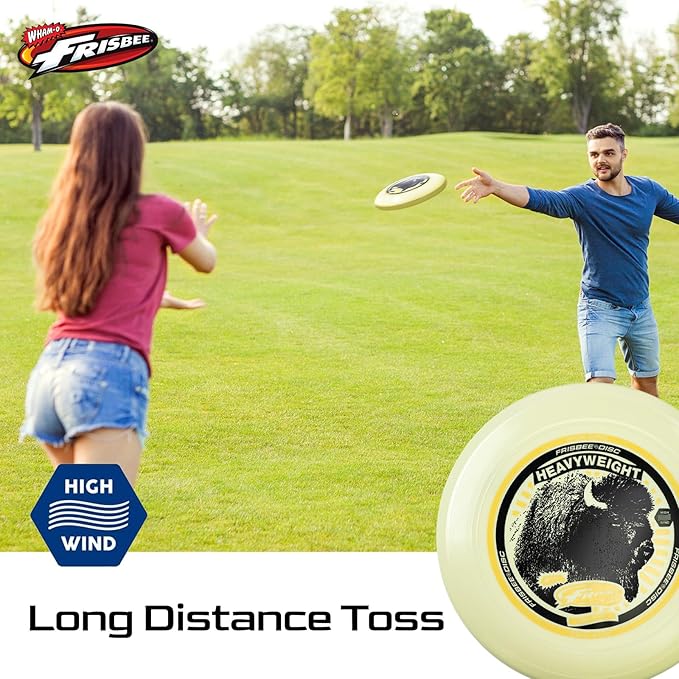 Frisbee Heavyweight 200g Flying Disc, 11 Inch Stable Competition Sports Disc, Long Distance and Durable, for Outdoor Activities and Family Fun