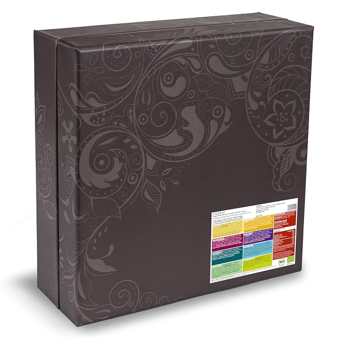 Creano Organic Herbal Tea Gift Set "Organic Herbal Tea" – 9 Pyramid Tea Bags in 9 Different Varieties – 22,5 g*